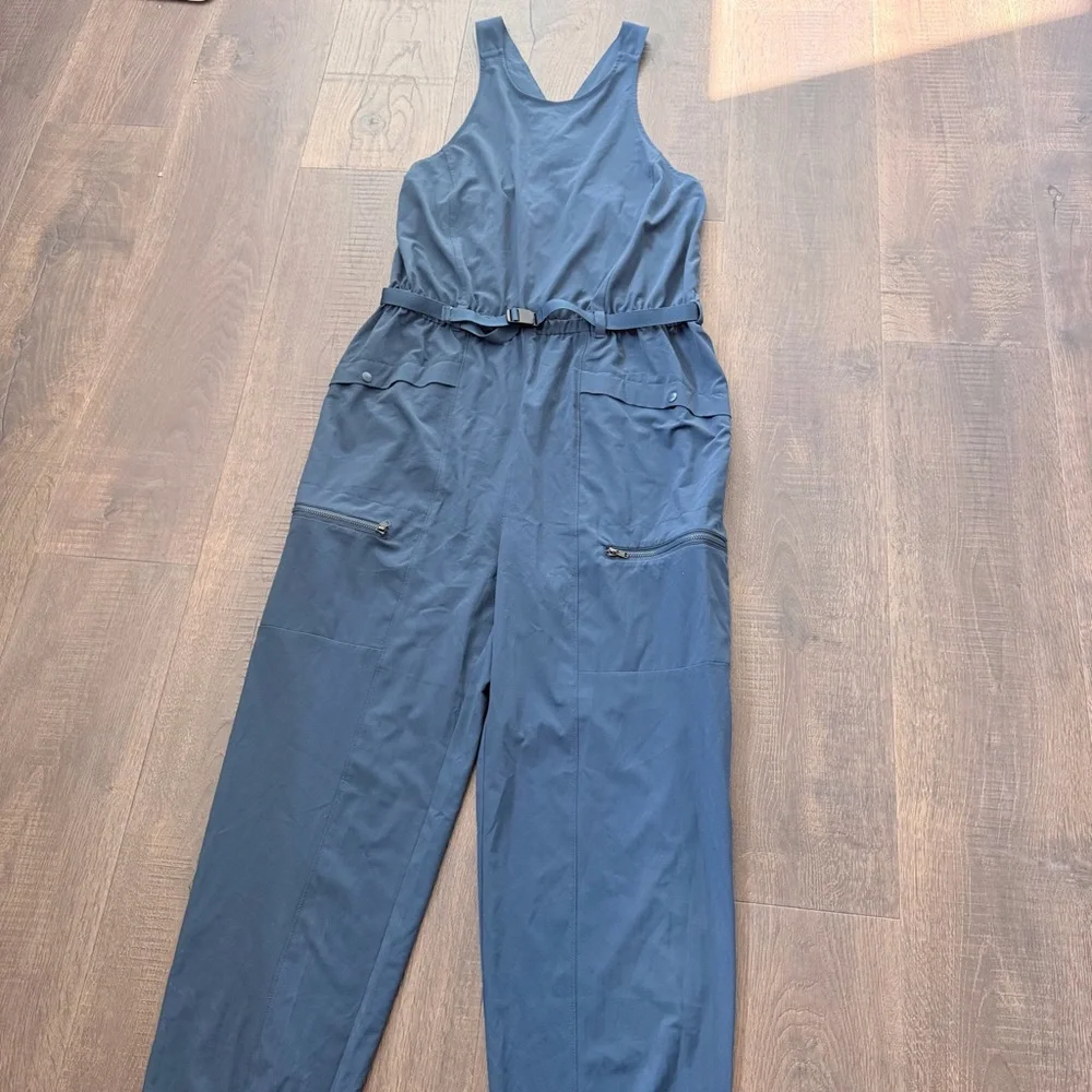 Patagonia Fleetwith Belted Jumpsuit | Tidepool Blue | Large - Picture 9 of 9